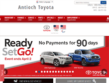 Tablet Screenshot of antiochtoyota.com